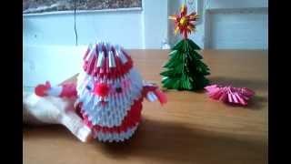 Santa Claus 3D origami