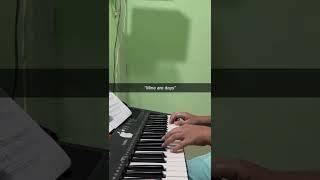 “Mine are days” on Piano  by Hohoi (my niece)