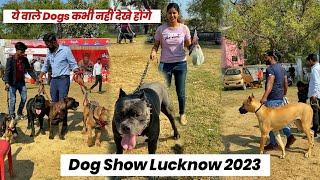 Dog Show in Lucknow 2023 | इतने बड़े कुत्ते कभी जिंदगी में नहीं देखा 