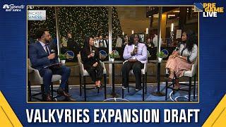 Ohemaa Nyanin, Natalie Nakase break down Valkyries' expansion draft player selection process | NBCS