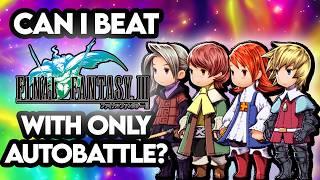 Can I Beat Final Fantasy 3 using only Autobattle? - Challenge Video