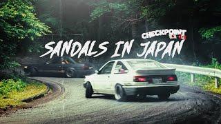 AE86 Drifting at Gunsai Touge | Sandals In Japan (4K)