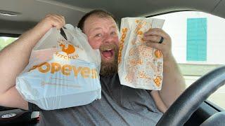 Ranch Man Reviews! Popeyes food haul!