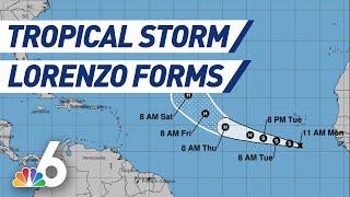 Tropical Storm Lorenzo Forms | NBC 6