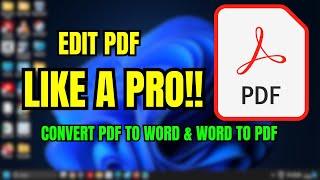 Convert PDF to Word | Edit PDF Files Easily (2024)