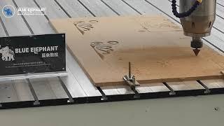 Blue Elephant CNC 3 axis cnc router machine with water cooling spindle for cutting and engraving