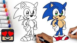 How To Draw Sonic the Hedgehog