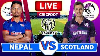 Nepal vs Scotland Live | Nepal vs Scotland CWC League 2 Live Scores & Commentary | Nepal vs Scotland