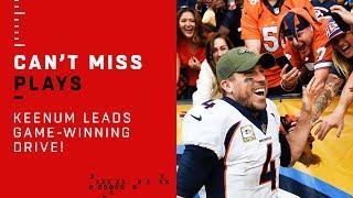 Case Keenum Leads Game-Winning Drive!