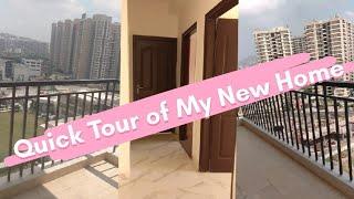 A quick tour of My New Home  || 3Bhk flat Gaur city 2 Greater noida