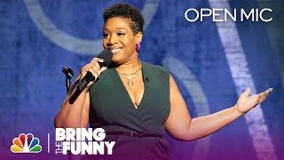 Comic Tacarra Williams Performs in the Open Mic Round - Bring The Funny (Open Mic)