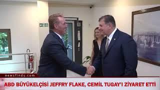 ABD Büyükelçisi Jeffry Flake ve  heyeti İzmir Büyükşehir Belediye Başkanı Dr. Cemil Tugay’ı ziyareti