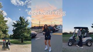 taco night, golfing in dc, union market, fall baking  | weekend vlog