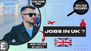 Part -Time Jobs in UK for international students | How I Got My Job in 5 Days | Tips for freshers |