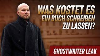 Was kostet es, ein Buch schreiben zu lassen? GHOSTWRITER LEAK!!!