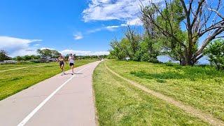 Sloans Lake Walk, Denver, CO, USA 4K