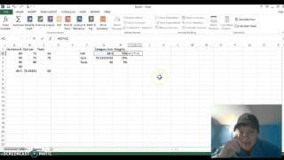 Weighted Averages in Excel (project 1 help)