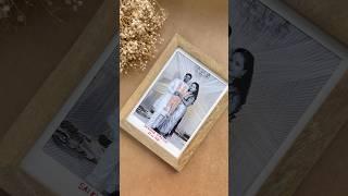Hand embroidery on photograph! 🪡🩷 #youtube #embroidery #embrodering #wedding #handmade #giftideas