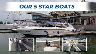 Our 5 Star Marine Phuket Boats | Check out our Private VIP Speedboats