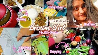 Lifestyle of a Brown Girlliving in Indialet's be Productive|Cooking, study, cleaningHighschool