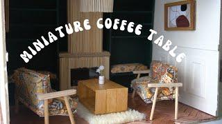 Make a Miniature Coffee Table With me!