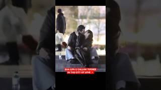 Dua Lipa & Callum Turner KISS & Dance Under Eiffel Tower In Paris!  #dualipa