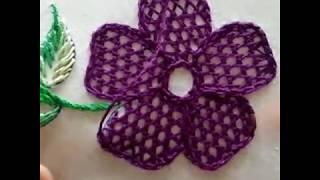 HAND EMBROIDERY NET STITCH BY ATIB EASY LEARNING