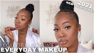 My Updated FULL COVERAGE Everyday Makeup Routine 2021 | Maya Galore