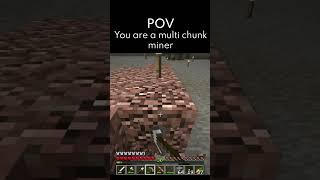 Lore of a multi chunk miner part 189 #minecraft #lore