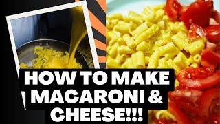 Macaroni & Cheese! Another Perfect Combination- Make it home made style. Simply Delicious!