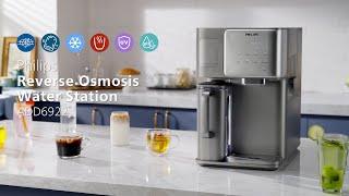 Philips Reverse Osmosis Purification Water Station, Ice Cubes, Alkaline - ADD6922DG