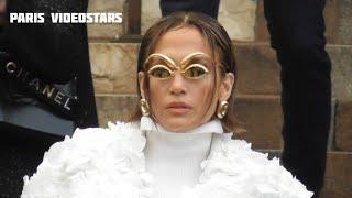 Jennifer Lopez @ Paris Fashion Week 22 january 2024 show Schiaparelli