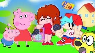 PEPPA PIG vs FNF! Friday Night Funkin vs Peppa (Muddy Puddles Funkin) FNF Mods 162