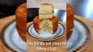 Como calcular para hacer un Bizcocho de un cuarto de libra (¼ )