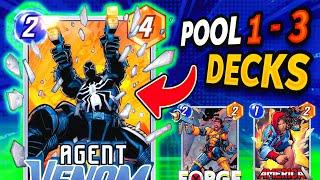 EVERY Agent Venom Deck List for Pool 1 - 3 (Beginner Guide) - Marvel Snap |