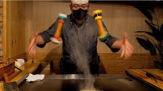 Korea's Amazing Teppanyaki Steak cooking skills!!