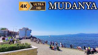 【4K】Mudanya BURSA 2024 - Bursa city walking tour - جولة سيرا على الأقدام في مدينة بورصة