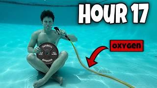 I Almost Died Attempting A Mr Beast Challenge (24 hours underwater)