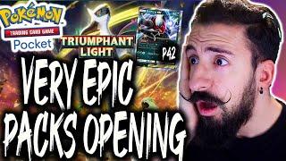 BEST PACKS OPENING TRIUMPHAN LIGHT! ERA ORA!!  Pokémon -Trading Card Games Pocket