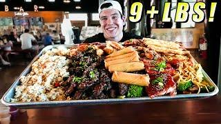 ATTEMPTING TO SMASH A HUGE HIBACHI TRAY!! UNDEFEATED 9-10 LB PREMIER HIBACHI CHALLENGE!