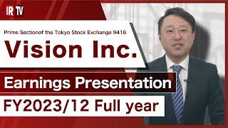 【IRTV 9416】Vision/Sales, Profit at each stage all reached record highs.