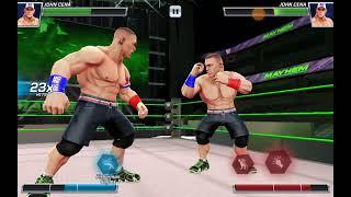 WWE MAYHEM funny match John cena vs John cena