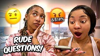 MAKING UP FAKE DISRESPECTFUL QUESTIONS TO ASK MY MOM **MUST WATCH**