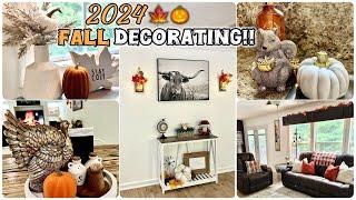 COZY 2024 FALL DECORATE OUR NEW HOME WITH ME!! #falldecoratewithme #falldecor