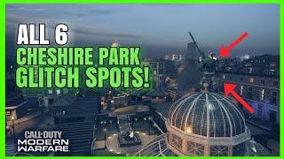 ALL 6 CHESHIRE PARK GLITCH SPOTS! (ledges,infected spots)