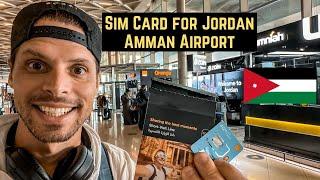 Buying a Jordan  Sim Card at Amman Airport