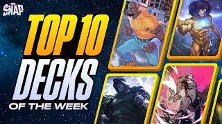 TOP 10 BEST DECKS IN MARVEL SNAP | Weekly Marvel Snap Meta Report #96