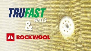 Trufast Walls Fasteners to attach Cavityrock® Mineral Wool insulation from ROCKWOOL™