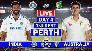 India vs Australia 1st Test Day 4 Live | IND vs AUS 1st Test Live Commentary | Australia Batting