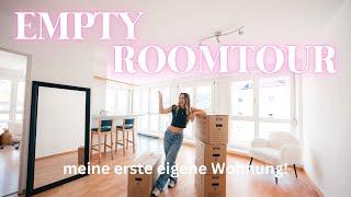 EMPTY ROOMTOUR 2024  // ich ziehe in meine erste eigene Wohnung! Miete, Größe & Vorstellungen